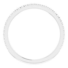 14K Yellow Gold 1/6 CTW Natural Diamond Wedding Band