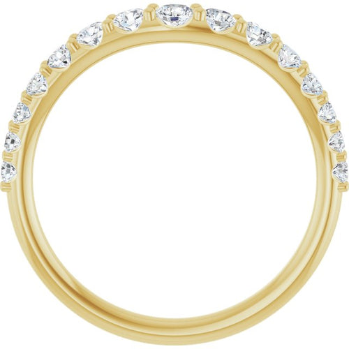 1/2 CTW Lab-Grown Diamond Contour Band