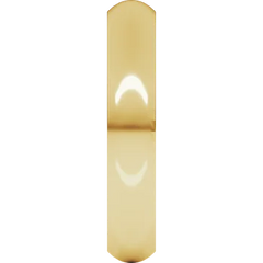 4 MM Half Round Comfort Fit 18k Gold Wedding Ring