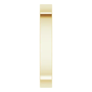 14k Gold 3mm Square Comfort-Fit Wedding Band