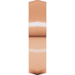 14K Gold Knife Edge 5 mm Wide Wedding Band