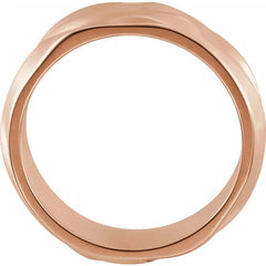 6 MM Wavy Textured Band