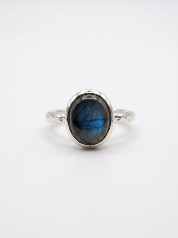 Gold Plated Sterling Silver Ring | Polished Satin