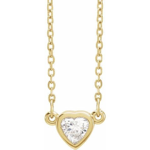 Face Heart Necklace