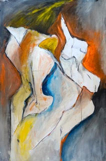 White Dancer Acrylic on Canvas