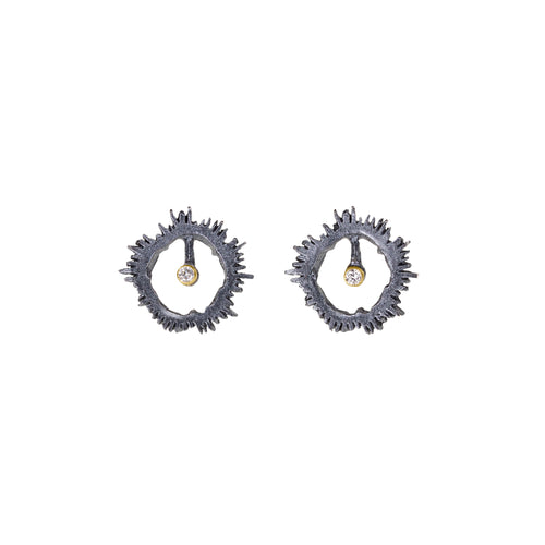 Apostolos Jewelry Earrings Edgy Brown Diamond