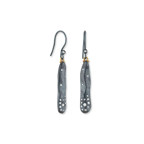 Brooke Diamond Dangle Earrings | 24K Gold