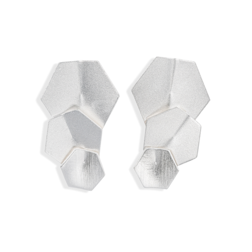 Geometric Cascade Earrings