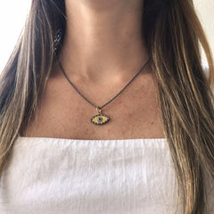 Chase Pendant Evil Eye with Diamonds