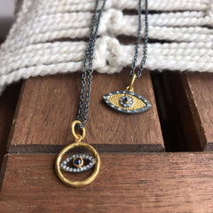 Chase Pendant Evil Eye with Diamonds