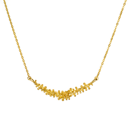 Provenc 40+5cm Silver Necklace with 18K Gold Plating