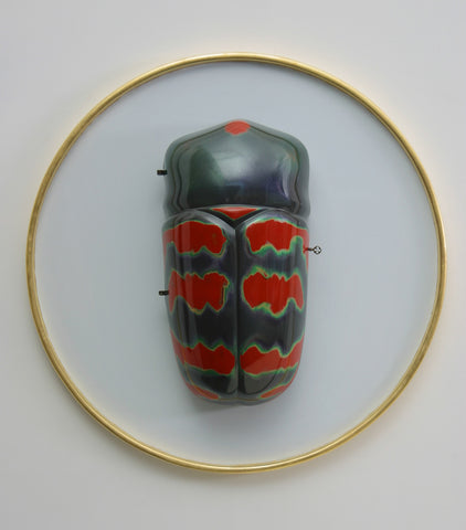 Modern Mahogany Jewelry Case