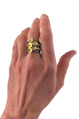 Cloud Forest Stacking Triplet Ring - OX