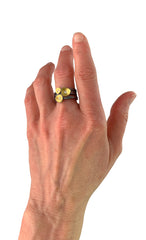 Cloud Forest Stacking Triplet Ring - OX