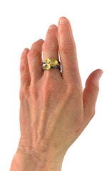 Cloud Forest Stacking Triplet Ring - OX