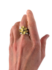 Cloud Forest Stacking Triplet Ring - OX