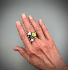 Cloud Forest Triplet Ring - OX