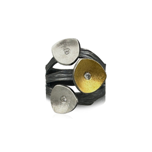 Cloud Forest Triplet Ring - OX