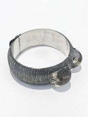 Mirror Quartz Bracelet | Oxidized Sterling Silver