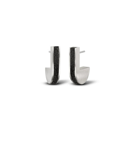 Kelim Sculptural Silver Earrings