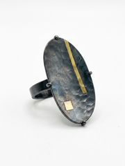 Murmur Oval Ring