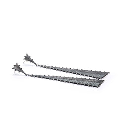 Going High Sterling Silver Triangle Dangle Earrings