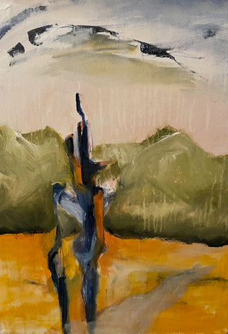 Mountain Regatta Painting - Acrylic on Canvas