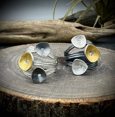 Cloud Forest Triplet Ring - OX