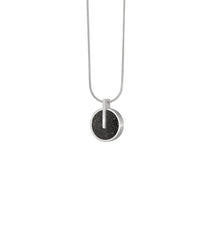 Memento Circle Pendant – Diamond Dust