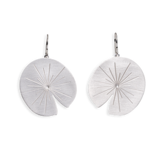 Large Lilly Pad Earrings