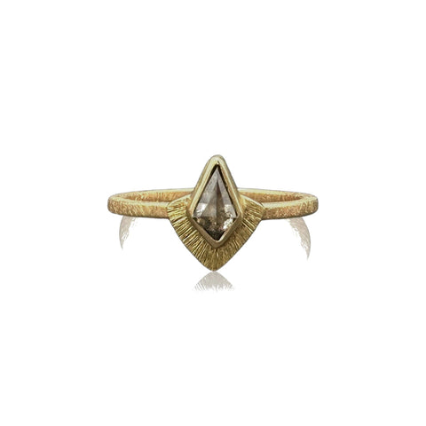 Apostolos Brown and Brilliant Diamond Ring