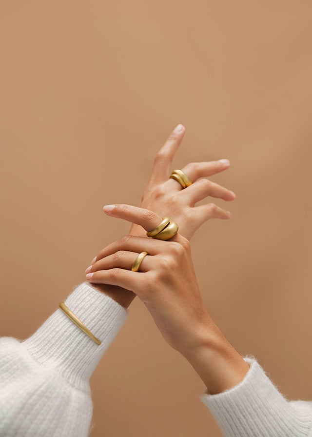 Olivia Shih LGF Egg Ring - 14k Yellow Gold (6mm)