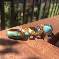 LUNA Turquoise Ring