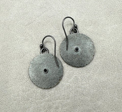 Large Redwood Earrings - Gold