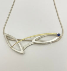 Sunstruck Double Ellipse Shadow Necklace