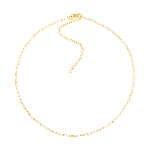 18k Yellow Gold Textured Cylinder Necklace