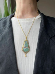 My World Aquaprase Pendant