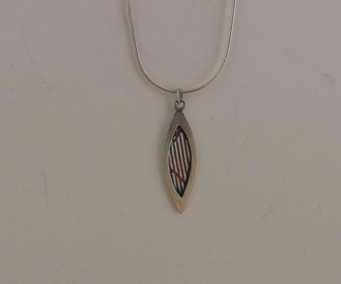 Reticulated Silver Pendant