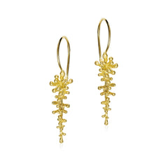Provenc Silver Earrings with 18K Gold Plating