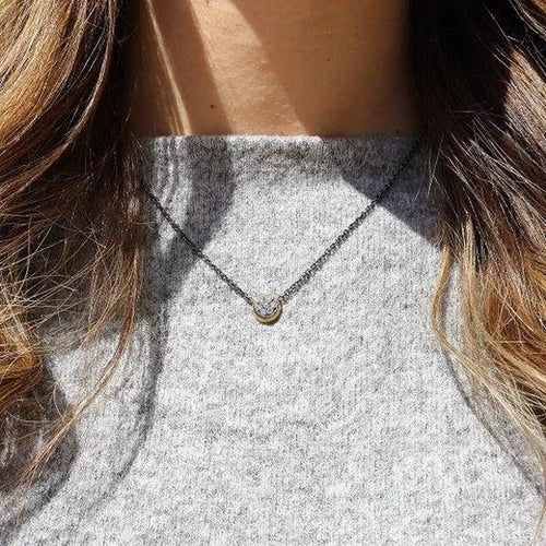 Pomegranate Necklace with Cognac Diamonds in 22K Gold