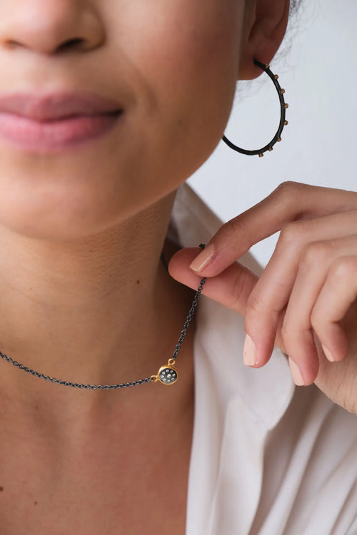 Pomegranate Necklace - 22k Yellow Gold Necklace