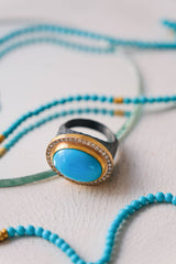 Pompei Turquoise Ring