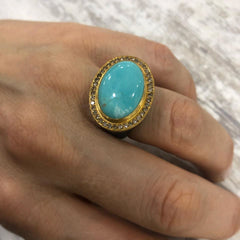 Pompei Turquoise Ring