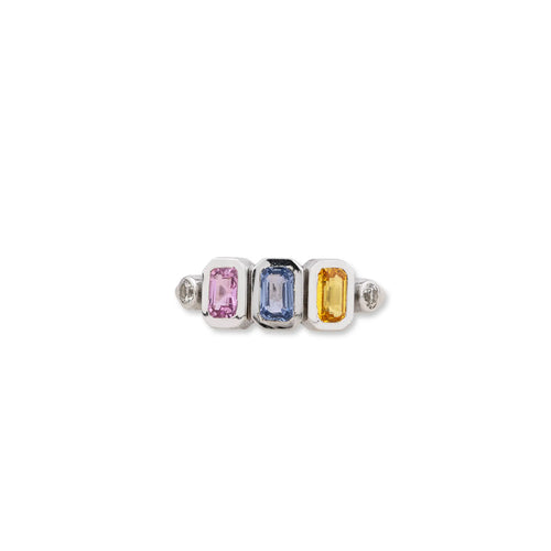 PRIZMIC ‘HAPPY’ Ring - Multicolor Sapphire