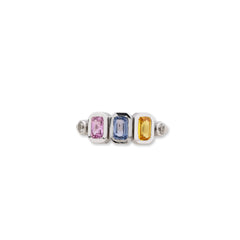 PRIZMIC ‘HAPPY’ Ring - Multicolor Sapphire