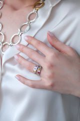 PRIZMIC ‘HAPPY’ Ring - Multicolor Sapphire