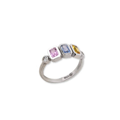 PRIZMIC ‘HAPPY’ Ring - Multicolor Sapphire