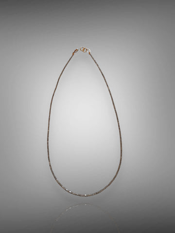 14K Gold Round Initial Cutout Necklace