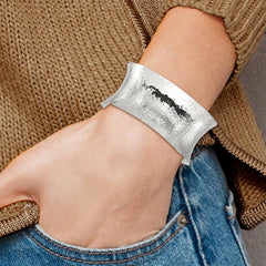 Sterling Silver Silver Cuff Bangle