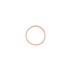 14K Gold 5-Diamond Station Thin Band